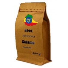 Кофе Эфиопия Sidamo молотый.  Уп - 500гр