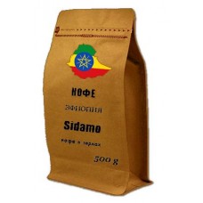 Кофе Эфиопия Sidamo в зернах. 500гр