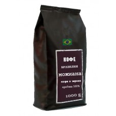 Бразильский кофе Можиана в зернах.  Уп -1кг 