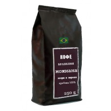 Бразильский кофе Можиана в зернах.  Уп - 250 гр